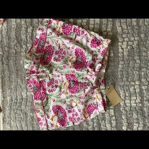 Print fresh pajama shorts